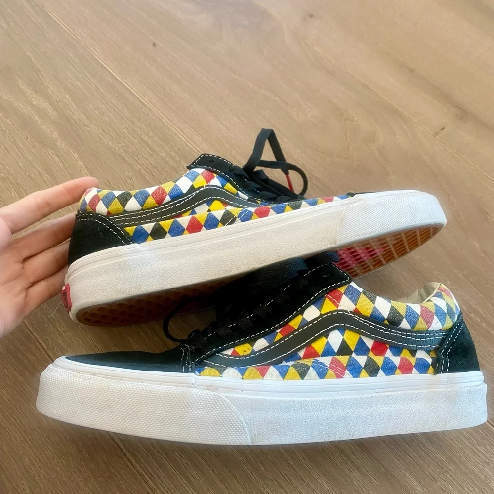 Vans old skool playing cards skate shoes, size M 5/W 6.5 - Picture 8 of 9